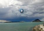 Tauranga Sunday storm caught on time lapse