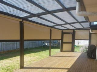  Stylish outdoor blinds in a garden