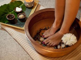 Pedicures & Manicures at Sanctum Beauty Therapy and Spa the Mount