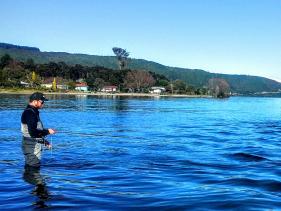 Fishing Lake Taupo, Bay of Plenty