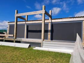 Fabric options for outdoor blinds